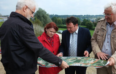 von links: Herr Brehme, Frau Sawade, Herr Gerster, Herr Rosinski