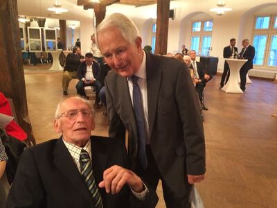 Günter Hole und Hans-Dieter Georgii wurden geehrt