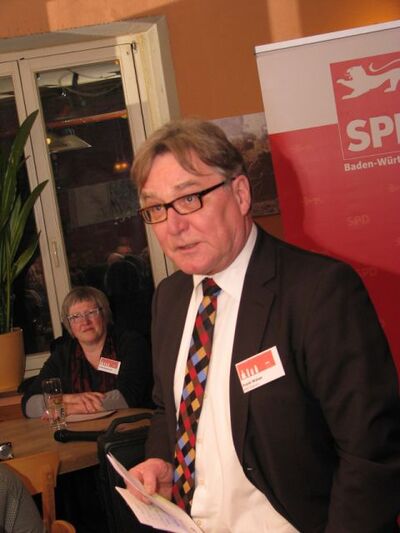 Frank Walser, wie immer engagiert