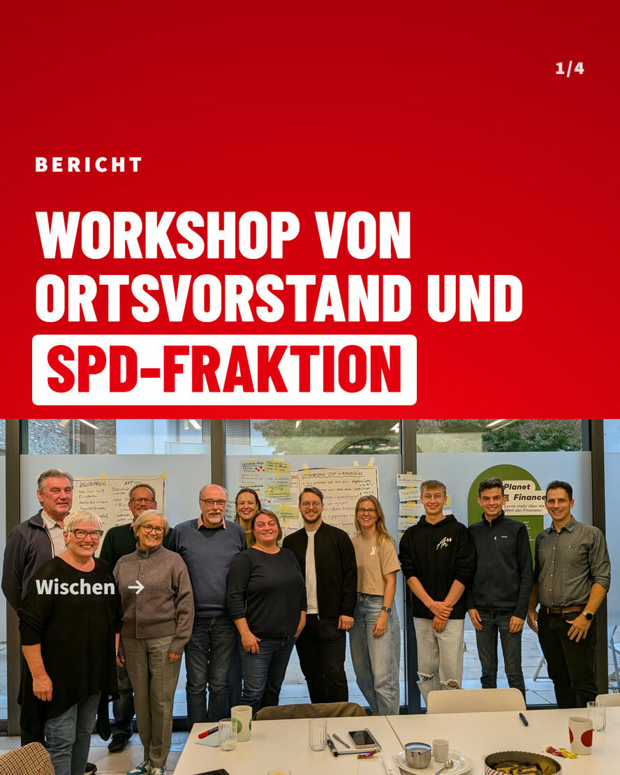 Bericht Workshop von Ortsvorstand und SPD-Fraktion – Bild 1 von 4